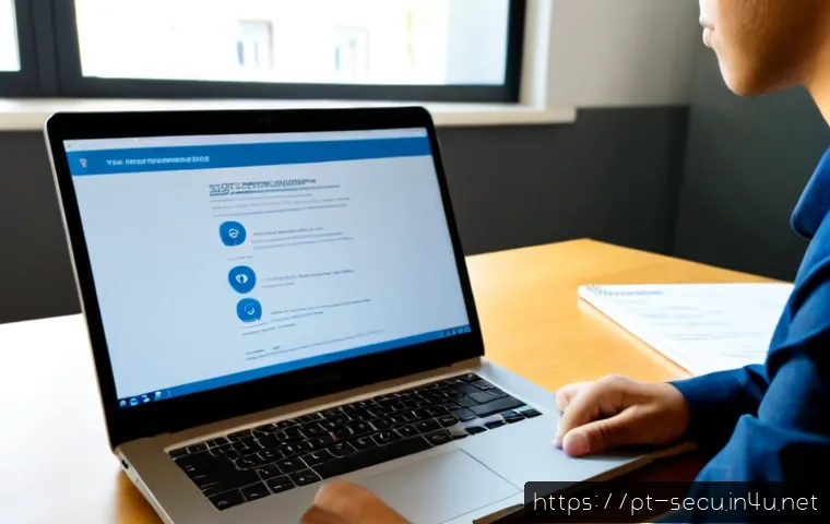 Home 17 정보보안 자격증과 실무 경험의 상호 보완성 - Photorealistic modern cybersecurity training workspace in Portugal, a focused young professional wea...